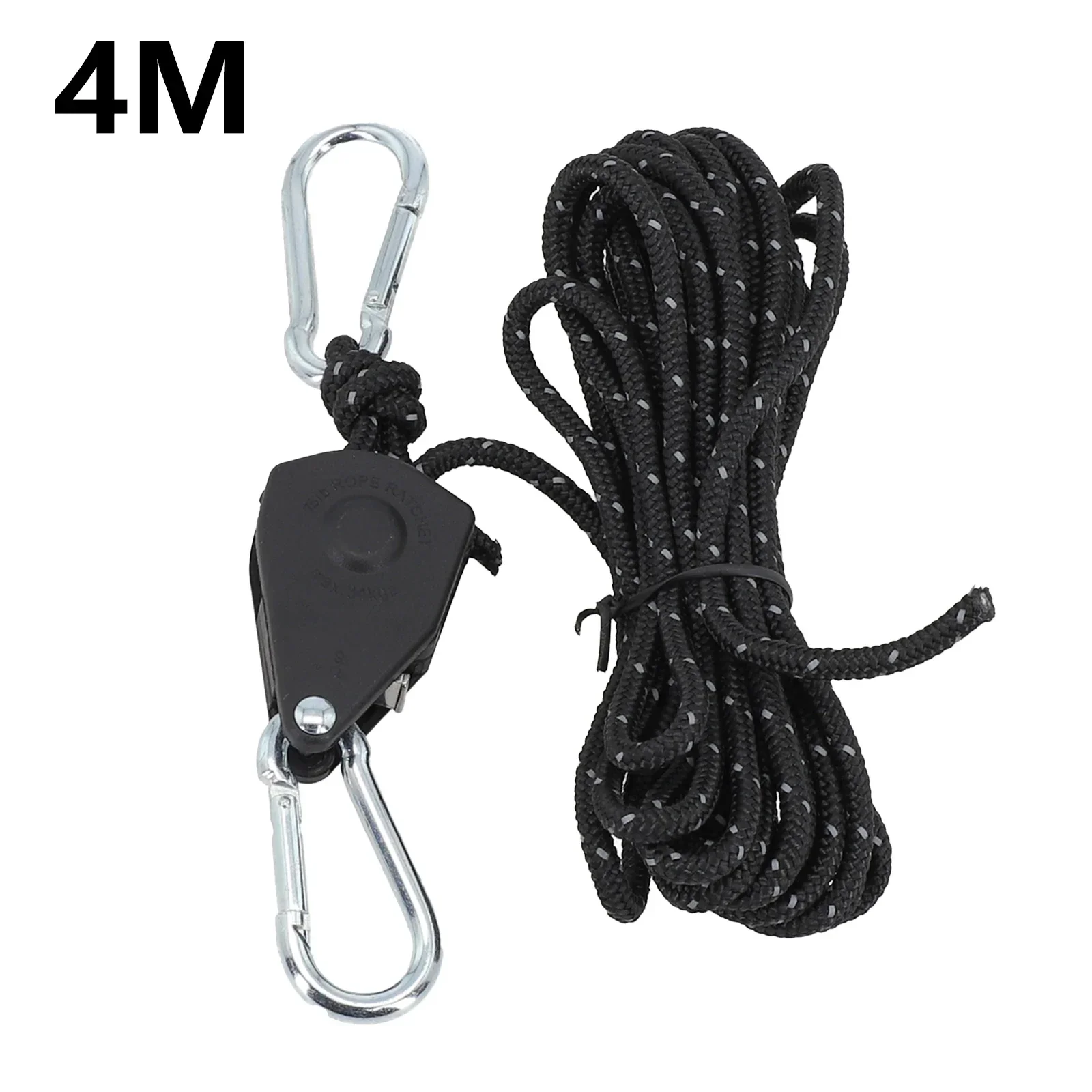 High Quality Brand New Rope Lanyard Strap 100g Adjustable Fastener Lifting Pulley Non Slip Tent Pulley Ratchet Hanger