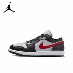 Zapatillas de baloncesto Air Jordan 1 para hombre y mujer, zapatos Unisex de Color blanco y negro, estilo Retro clásico, DC0774-062