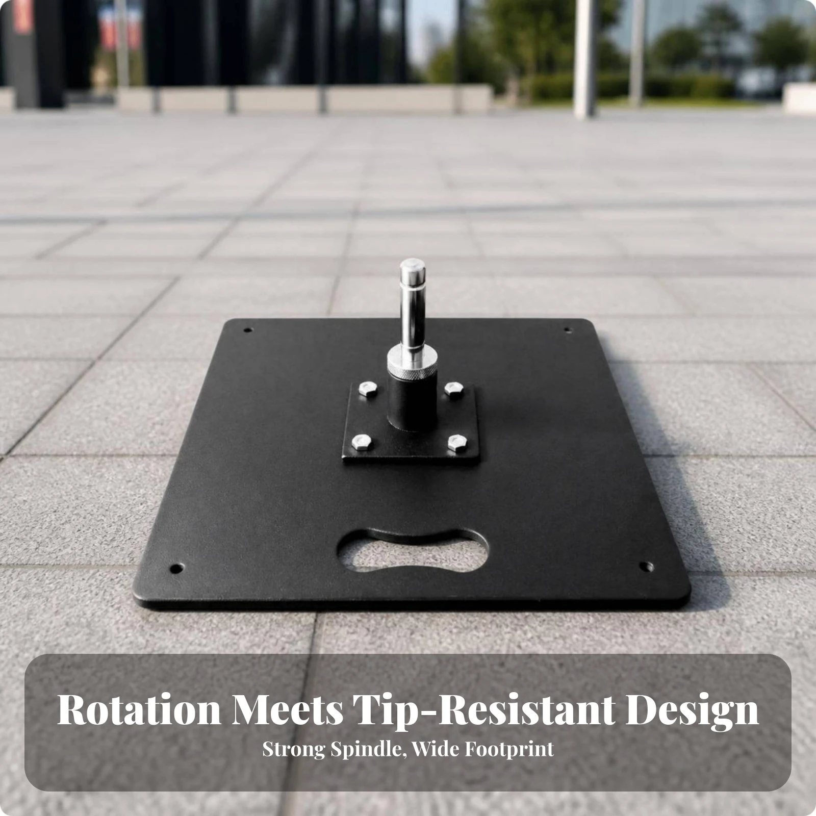 Metal Flag Base Wind Resistant Flag Base with Pole Socket Outdoor Flagpole Mount Rust Proof Hardware Portable