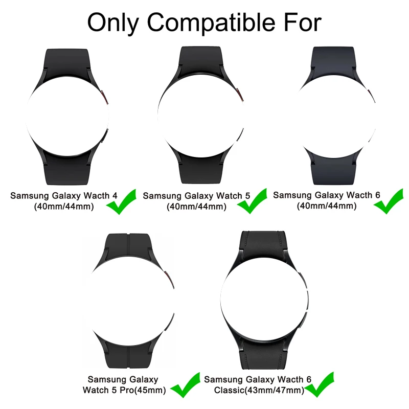 กระจกนิรภัยสําหรับ Samsung Galaxy Watch 4/5/6 40 มม.44 มม.5pro 45 มม.HD ป้องกันหน้าจอสําหรับคลาสสิก 42 มม.46 มม.43 มม.47 มม.
