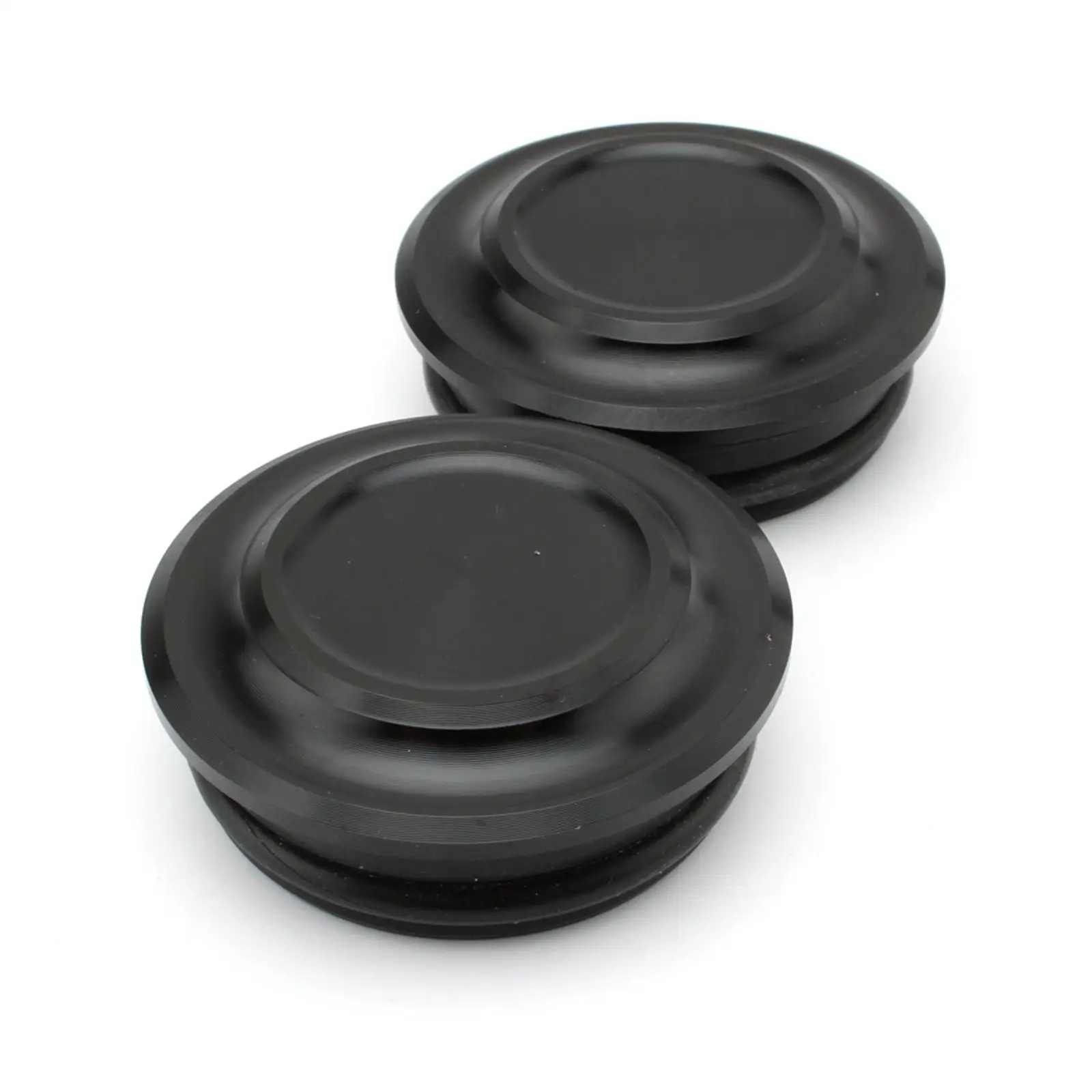 2Pieces Motorcycle Frame Hole Covers Guard Decor Kit Dustproof Rustproof