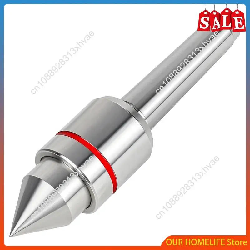 Y39A-Precision 60° MT2 Live Center, Heavy Duty 2MT Morse Taper Rotary Revolving Milling Lathe Tool