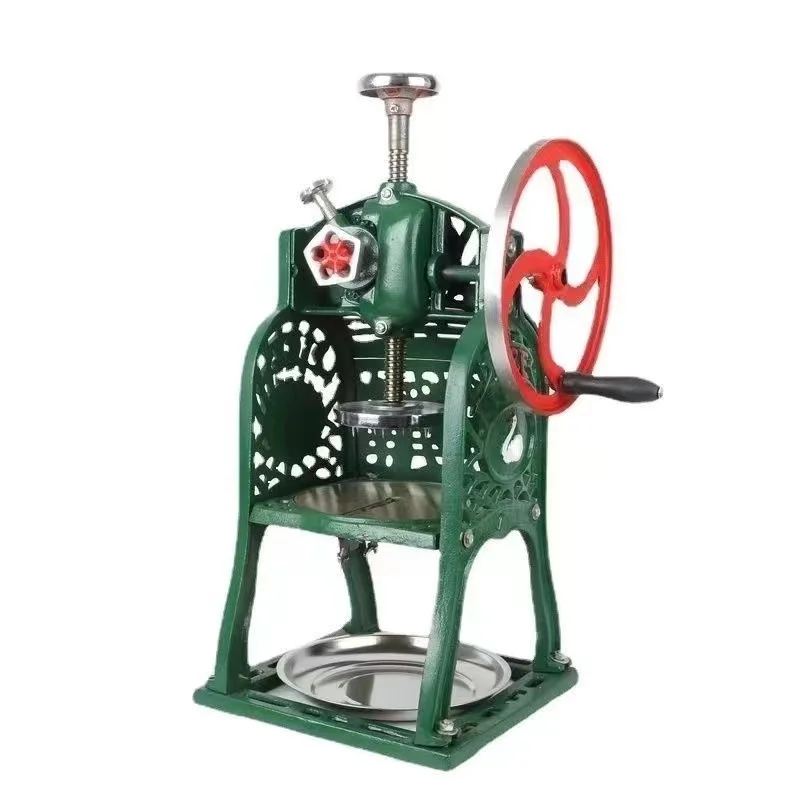 

Cheap Price Cast Iron Snow Ice Shaver Crusher Commercial Manual Ice Block Shaving Machine