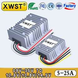 Ładowarka akumulatorów prądu stałego XWST DC DC 9-35 V 12 V 24 V do 12,6 V 14,5 V 5A 8A 12A 15A 22A litowo-ołowiowa z wodoodpornością