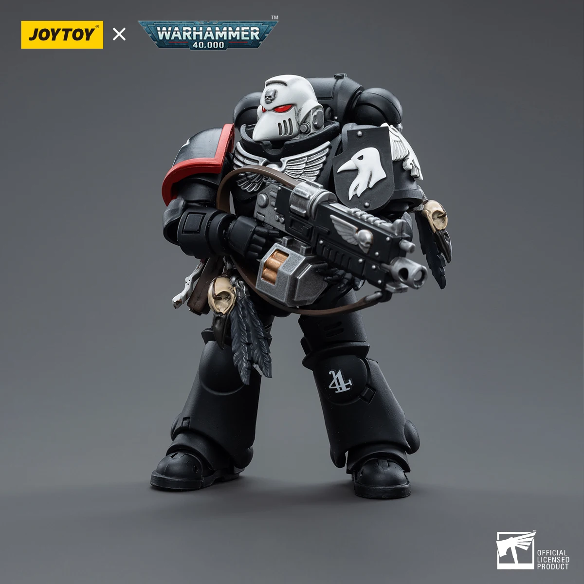 [IN STOCK] JOYTOY Warhammer 40k 1/18 Action Figures Raven Guard Intercessors Sergeant Rychas Anime Military Model