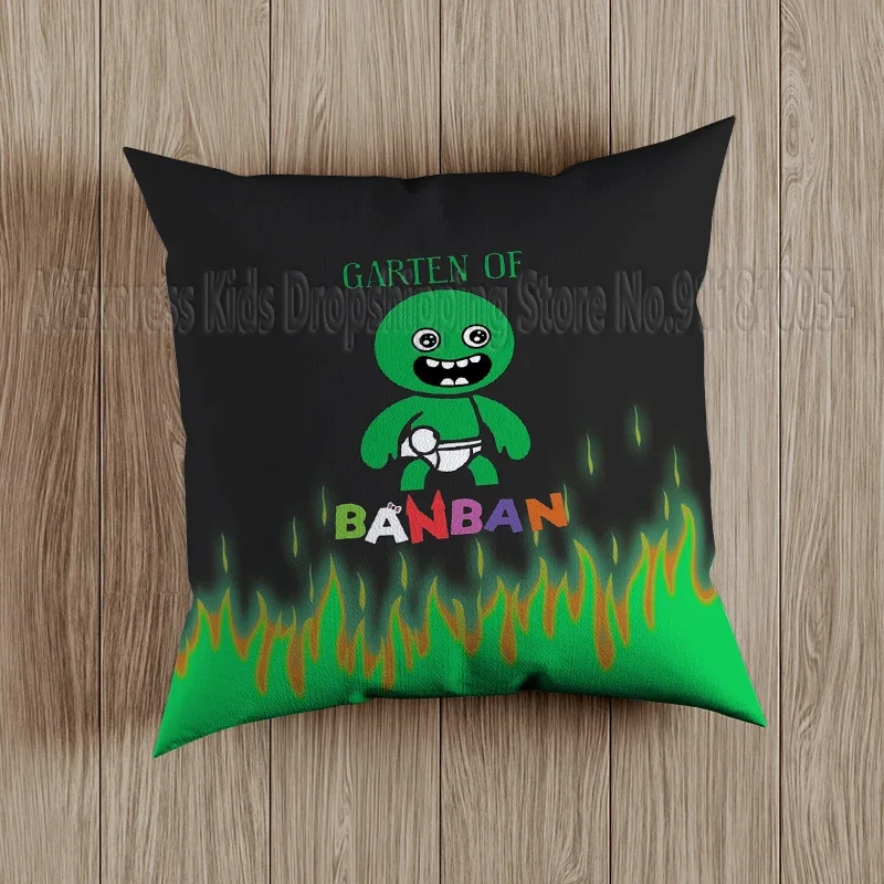 Poliéster Fronha Decorativa para Sala de Estar, Garten de Banban Sofá Almofada, Fronha Personalizada, Decoração de Casa, 45x45