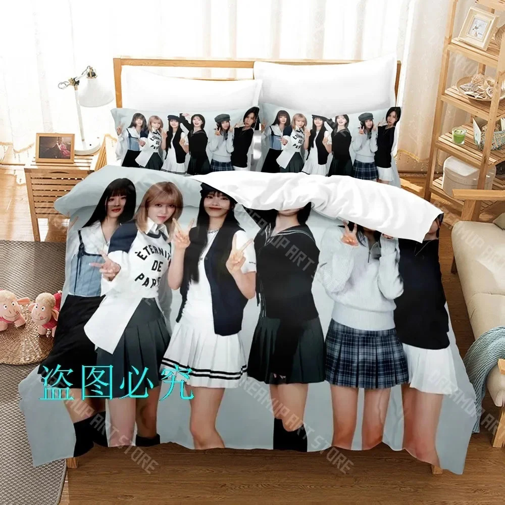 2026 3D Print NMIXX Celebrity Album Lily Jin Morrow Bedding Set Single Twin Full Queen King Size Bed Set Adult Kid Bedroom Duvet