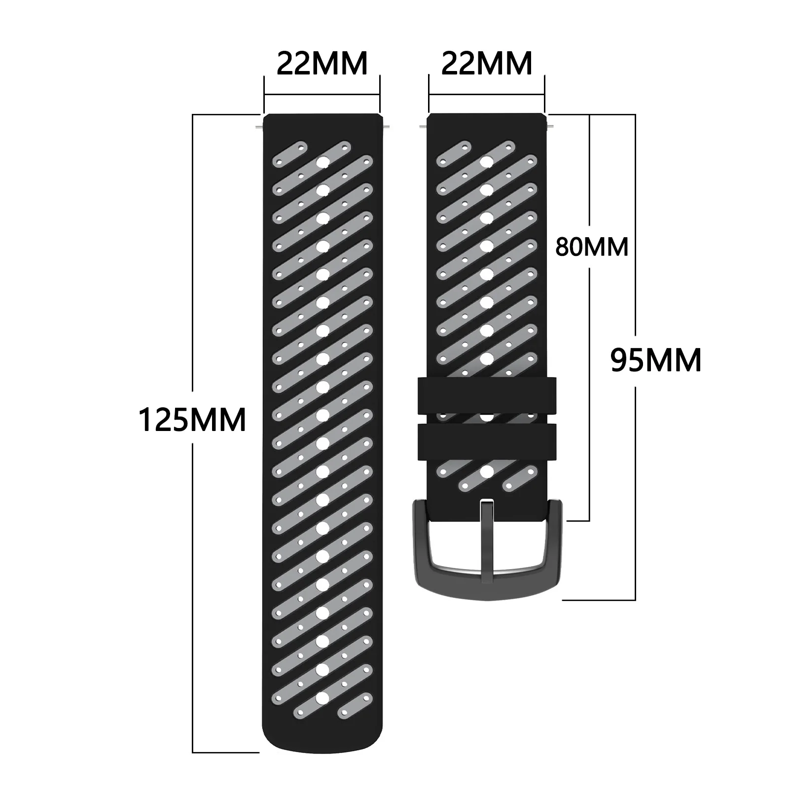 22 مللي متر حزام ساعة سيليكون لساعة سامسونج جالاكسي 3 45 مللي متر حزام معصمه لساعة جالاكسي 46 مللي متر جير S3 الحدود سوار كلاسيكي #3