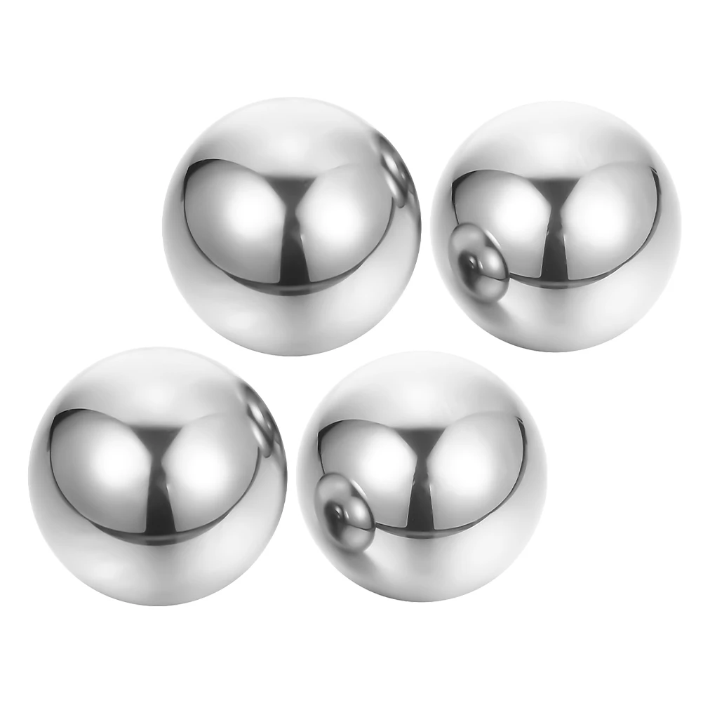 

2Pairs Massage Baoding Balls Solid Stainless Steel Hand Held Pocket Size Relaxation Metal Exercise Ball Therapy Equipment