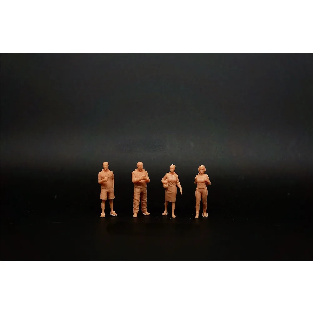 1/72 Modern Citizen Street Leisure and Daily Life Posture 4-Person Genome (Soldier Humans)