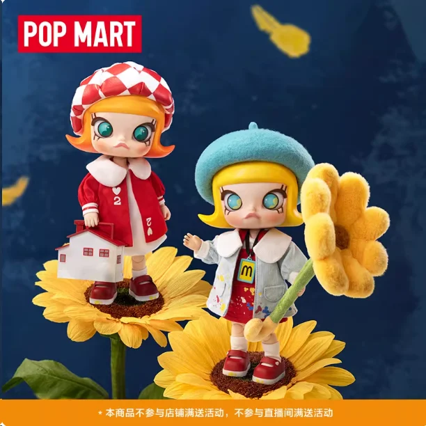 

New Genuine Popmart POP MART Molly 20th Anniversary Series 1/8 Action Figure Figure-Of-Merit Blind Box Collectible Toy Gift