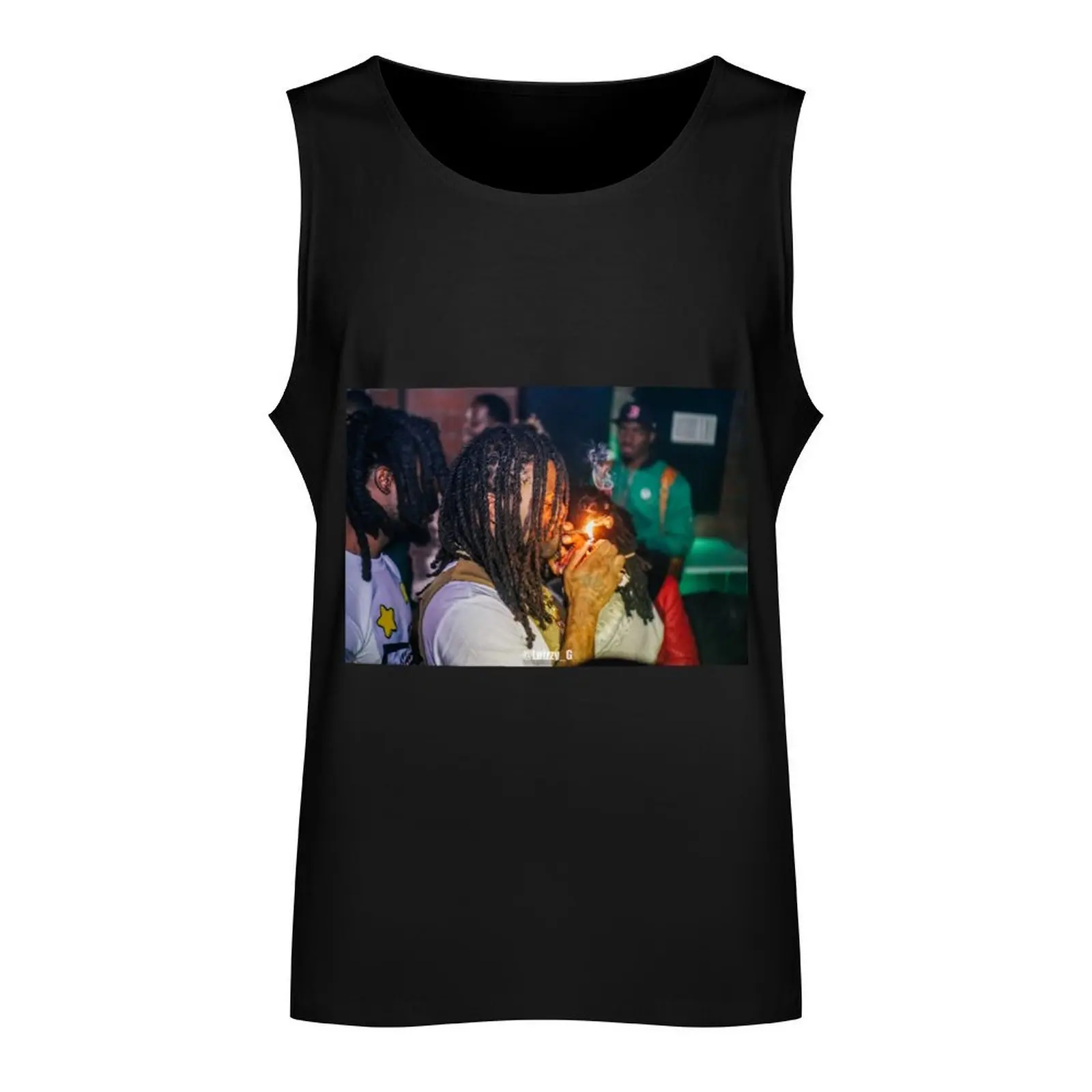 Chief Keef Tank Top Vest muscle t-shirt Men's tops fitness