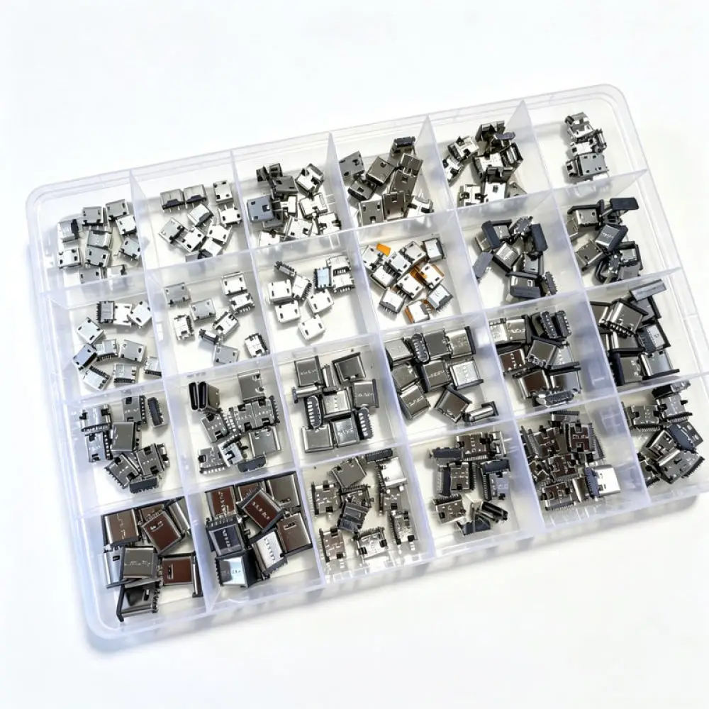 High Quality USB Female Connector Kit Type C Micro Socket Repair Parts For For Rongyuwei Professional Technician