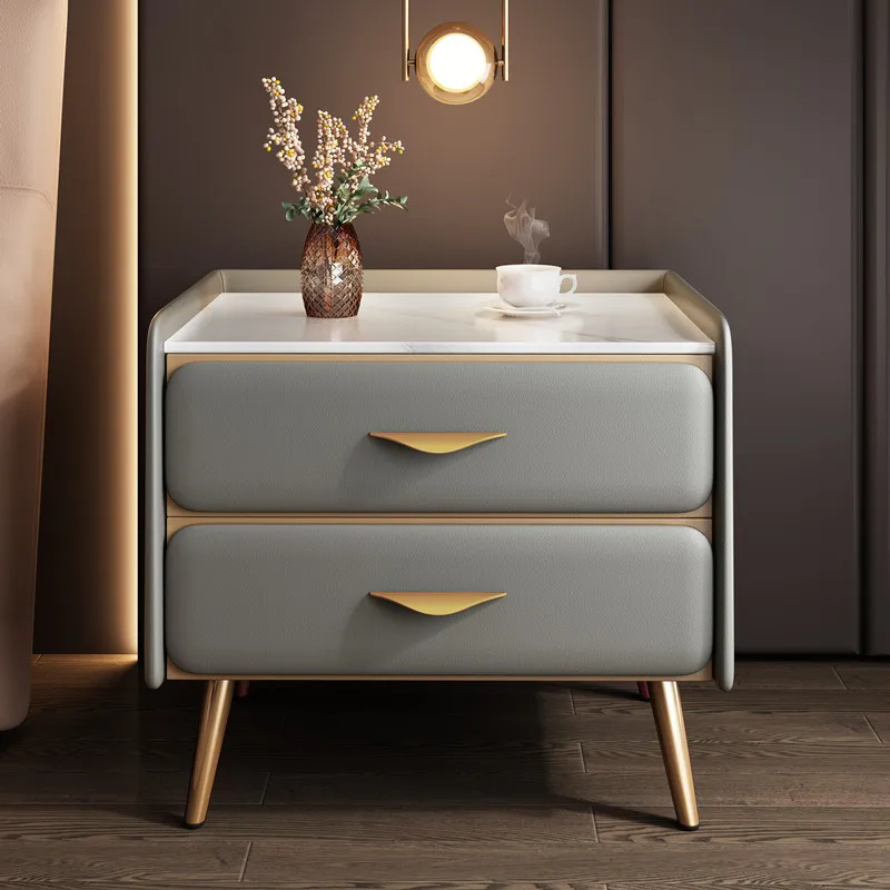 Designer Simple Bedside Table Storage Room Space Saving Bedside Table Drawers Mini Mesitas De Noche Para El Dormitorio Furniture