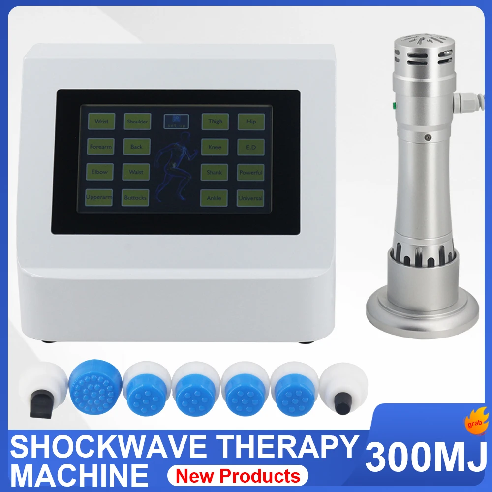 

Hot Sale 300MJ Portable Shockwave Therapy Machine Effective ED Treatment Joint Relief Pain Muscle Relaxation Shock Wave Massager