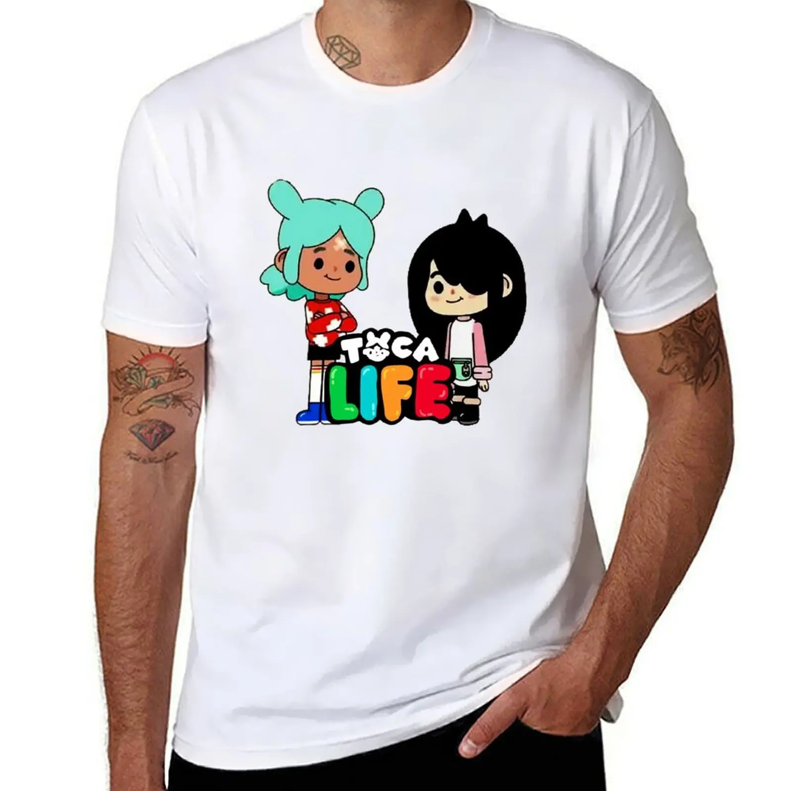 

Toca Boca - Toca box - Tocaboca Rita and Nari T-Shirt t shirts designer t shirt man casual T-Shirt