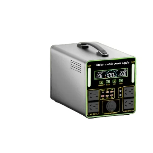 Outdoor Portable Power Station Large Capacity Camping Stall Keep Road Trip Live Emergency Wood Machine Parts