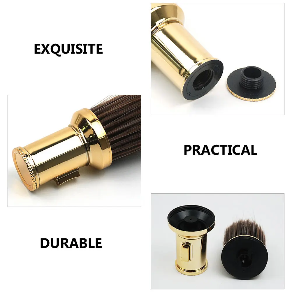 Barber Cleaning Brush Neck Duster for Loose Hair After Haircut Shave Trim High Density Soft Bristle Hair Salon Styling Cleaning