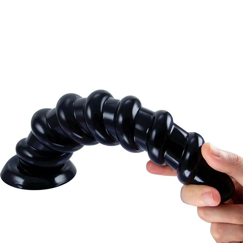 Spiral Anal Plug Male Gay Backyard Masturbator Anus Expansion Soft Buttplug Expanding Skin-Friendly Ass Beginners Training Game