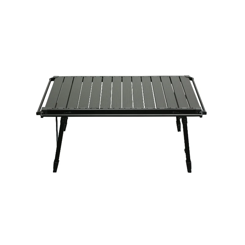 Portable Aluminum Square Outdoor Folding Camping Table for BBQ and Picnic 4-Seater Outdoor Furniture