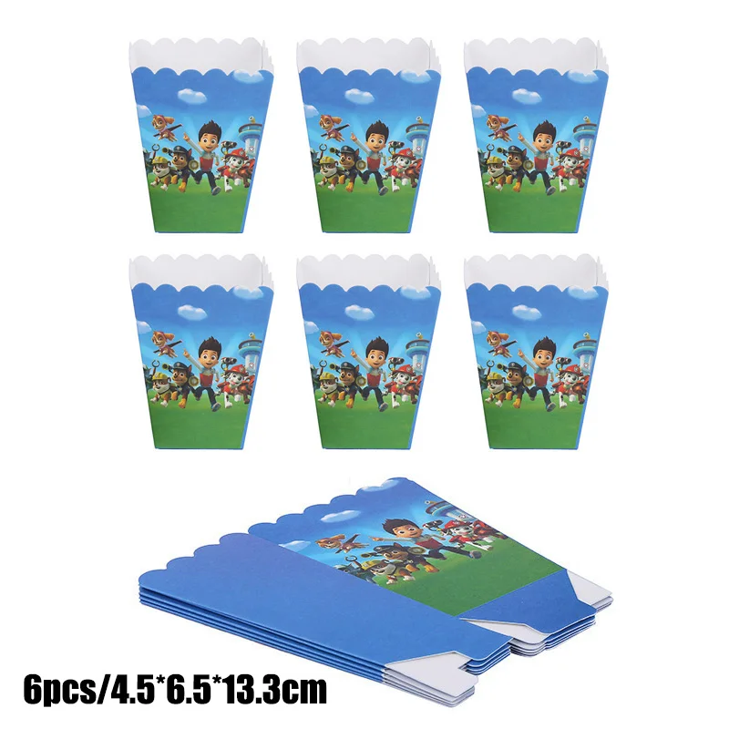Neue Paw Patrol Geburtstagsparty-Dekorationen: Pappteller, Becher, Servietten, Tischdecke, Tischgeschirr, Paw Patrol Happy Birthday Party-Zubehör – Detail 12