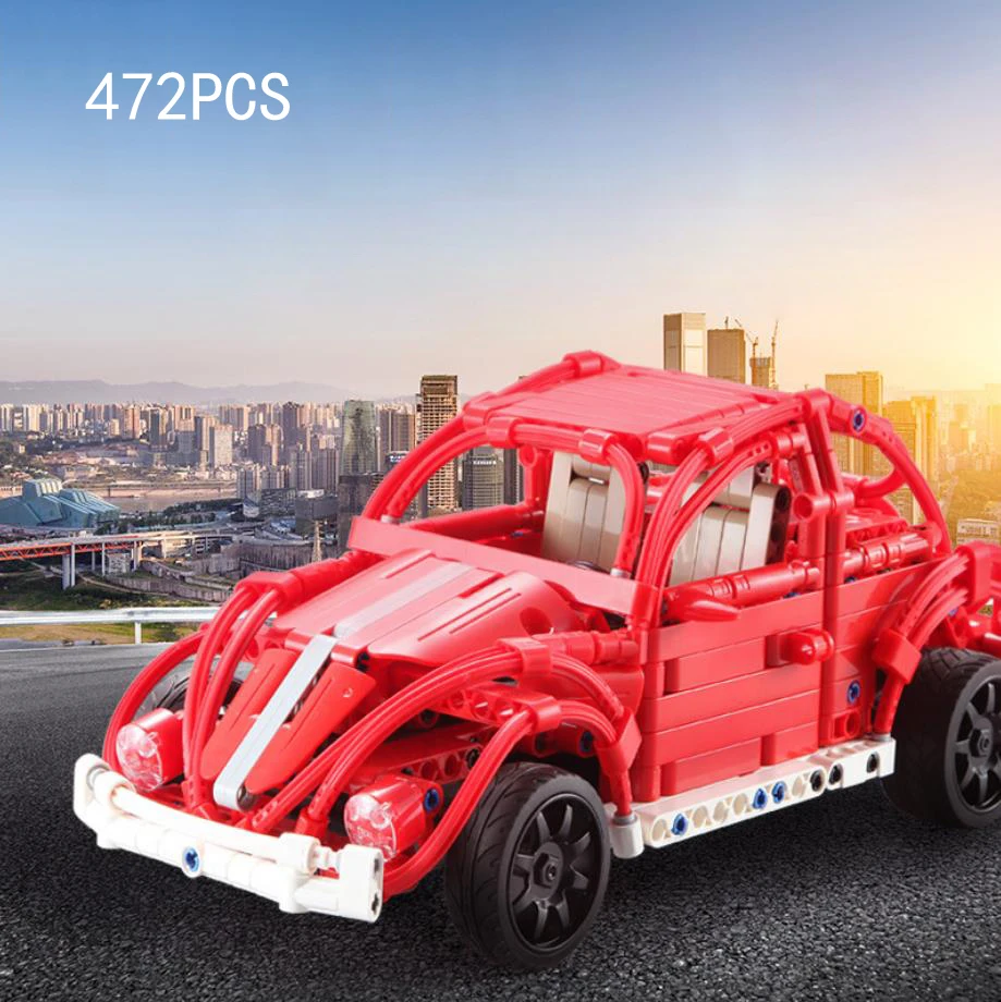 

Technical App Rc Vehicle Building Block Radio 2.4ghz Remote Control Das Auto Beetles Super Sport Car Racing Model Toys Brick