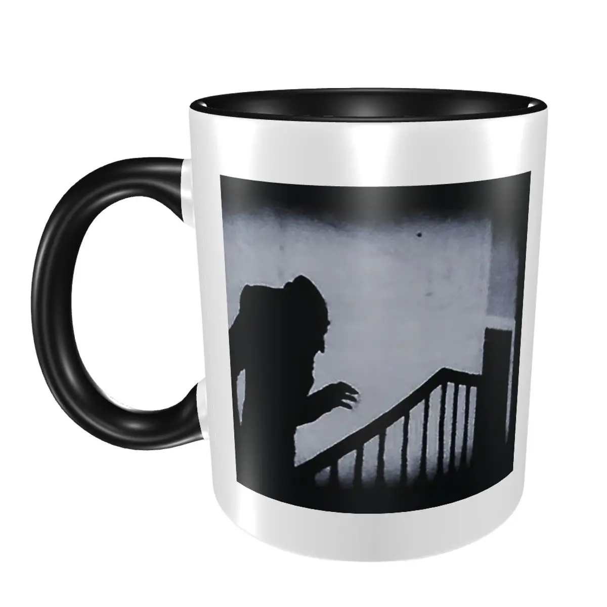 

Классическая кружка из фильма ужасов Nosferatu, забавные керамические кофейные чашки, чайные кружки, чашка для молока, посуда для напитков, подарок для друзей