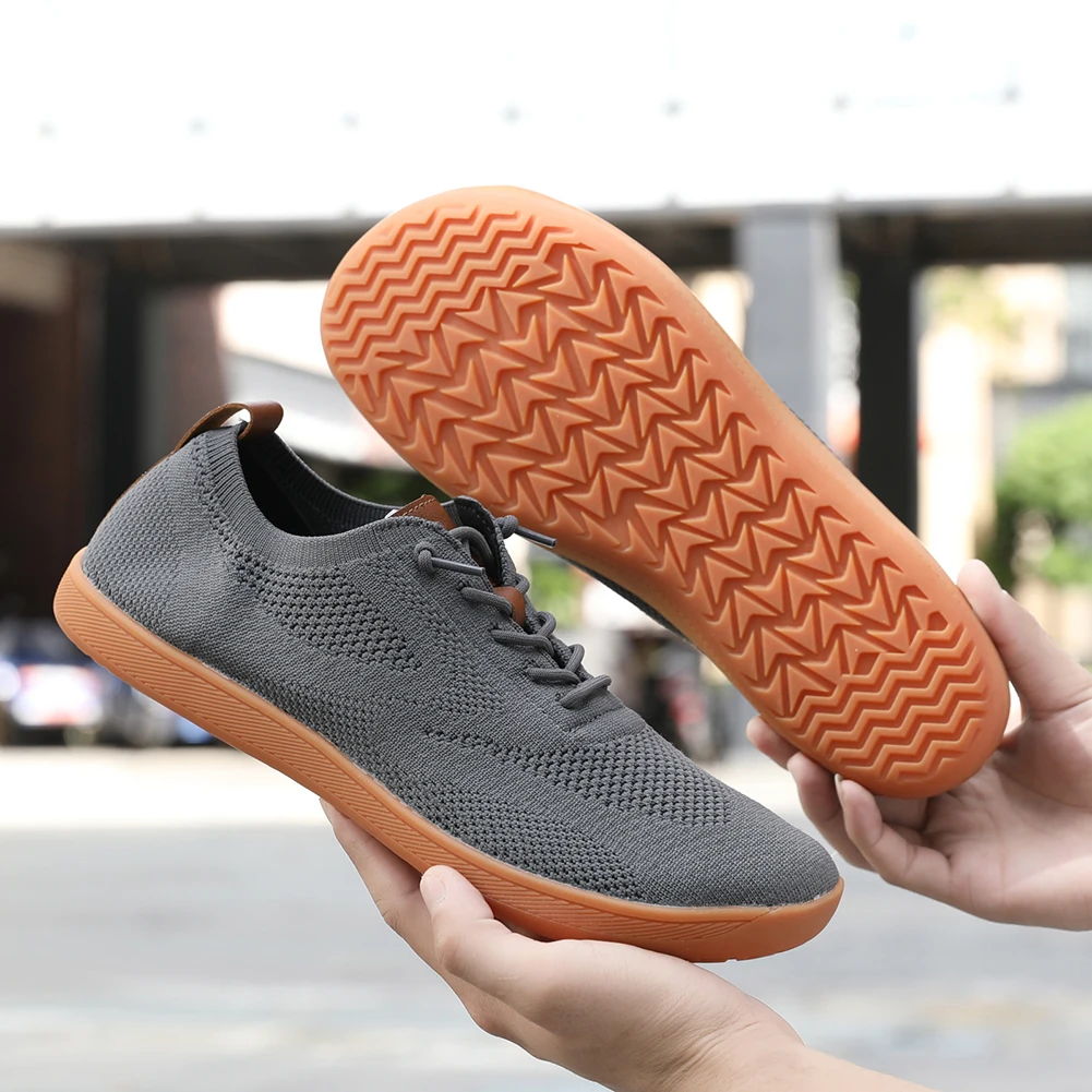 

Minimalist Barefoot Shoes Cross Trainer Shoes Comfortable Wide Toe Walking Shoes Non Slip Lightweight Tennis Shoes for Men Women
