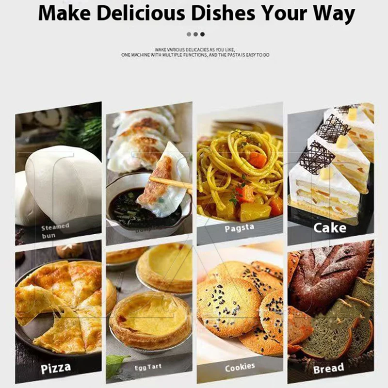 Highly Efficient Industrial Food Shop Use Bread Vacuum Dough Mixer Maker Flour Kneading Machine