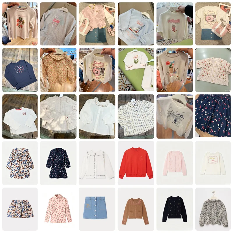 Pre-sale 2026 Bp Autumn Winter Dress Girls Baby Boys Cotton Shirtd Knitted Cardigan Sweatshirts Kids Children's Clothing Sets