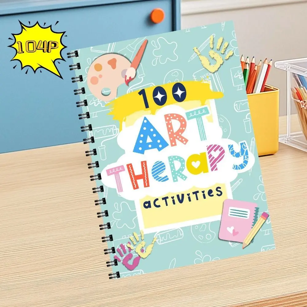 

Art Plan Table Art Drawing Patterns Notebook Watercolour Pencil 100 Therapeutic Activities Art & Emotions Guidebook