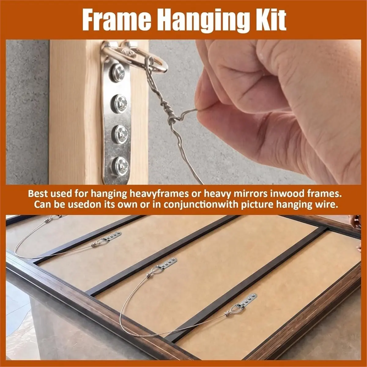 50pcs Heavy Duty Picture Hanging HooksD Ring Picture Hangers for Frames,for Heavy Frames,Mirrors,Canvas Art,Wall Mount