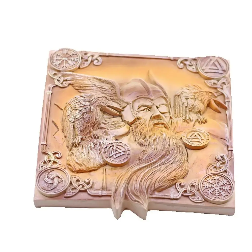Zeus The Great Greek Mythology Silicone Molds Wall Decorative Relief DIY Resin Gypsum Crafts Home Ornament Mould Tool