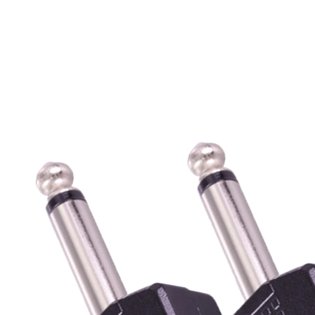 

2 Pcs Audio Adapter Non-customs Fee Products Turkey Mono Microphone Jack .35mm Splitter Converter