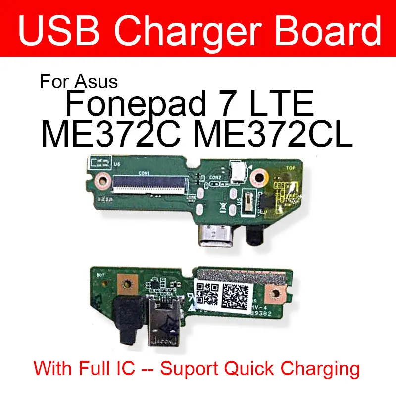 Genuine USB Charger PCB Port Board For ASUS Fonepad 7 LTE ME372CL K00Y Jack Port Board With USB Connector Module Repair