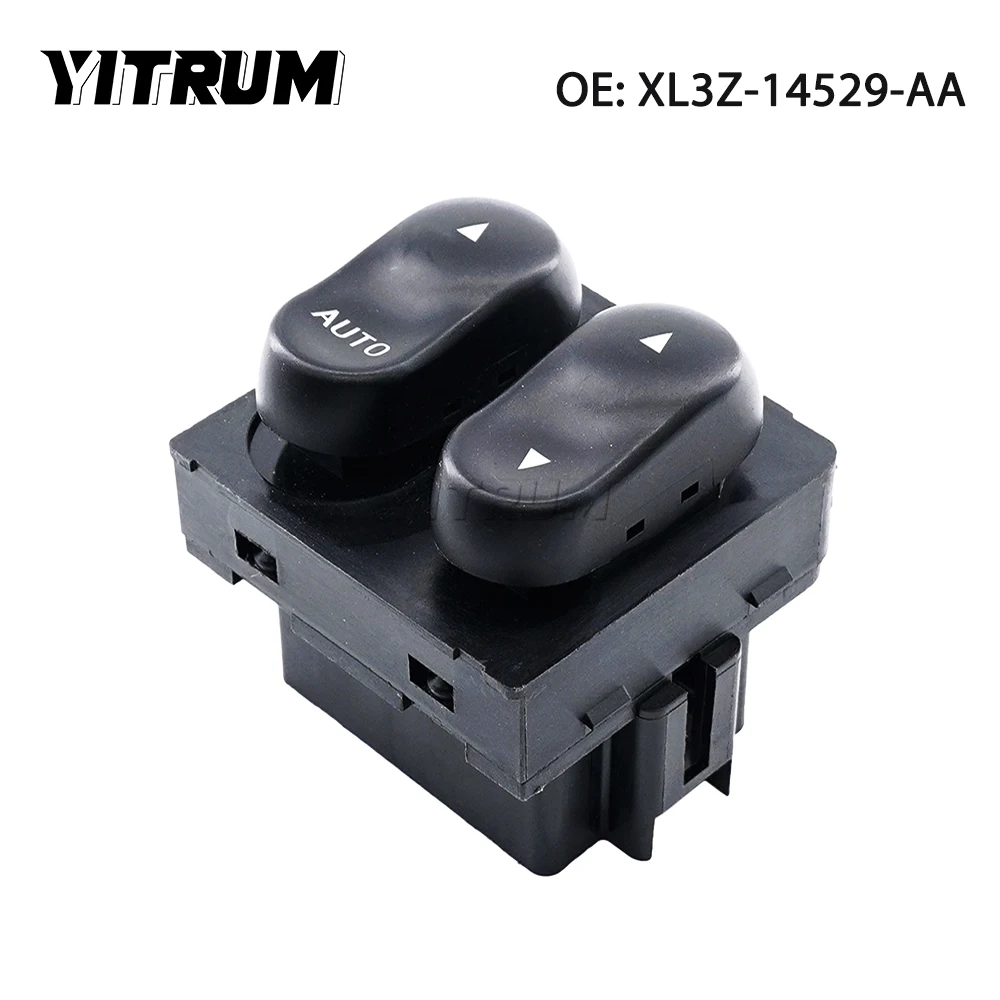 

YITRUM XL3Z-14529-AA Front Left Driver Side Window Control Switch Button For Ford Lobo F150 F250 F350 1999-2002 Car Accessories