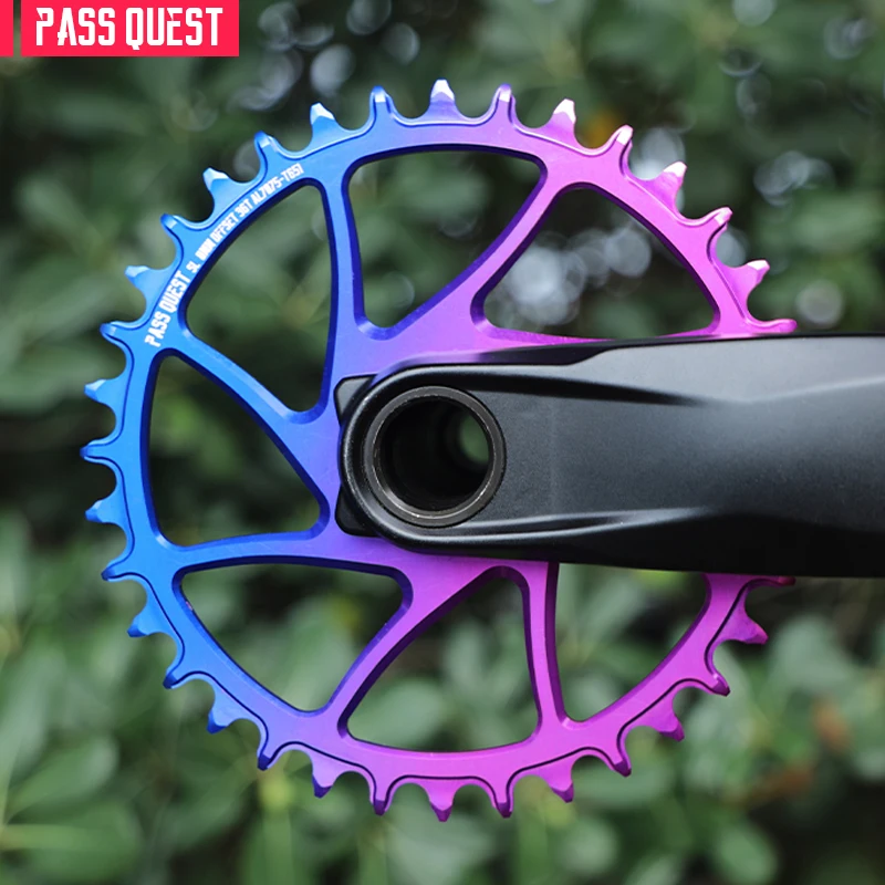 PASS QUEST 0mm Offset Chainring Direct Mount 3 Bolt for 3 Bolt Direct Mount Crankset