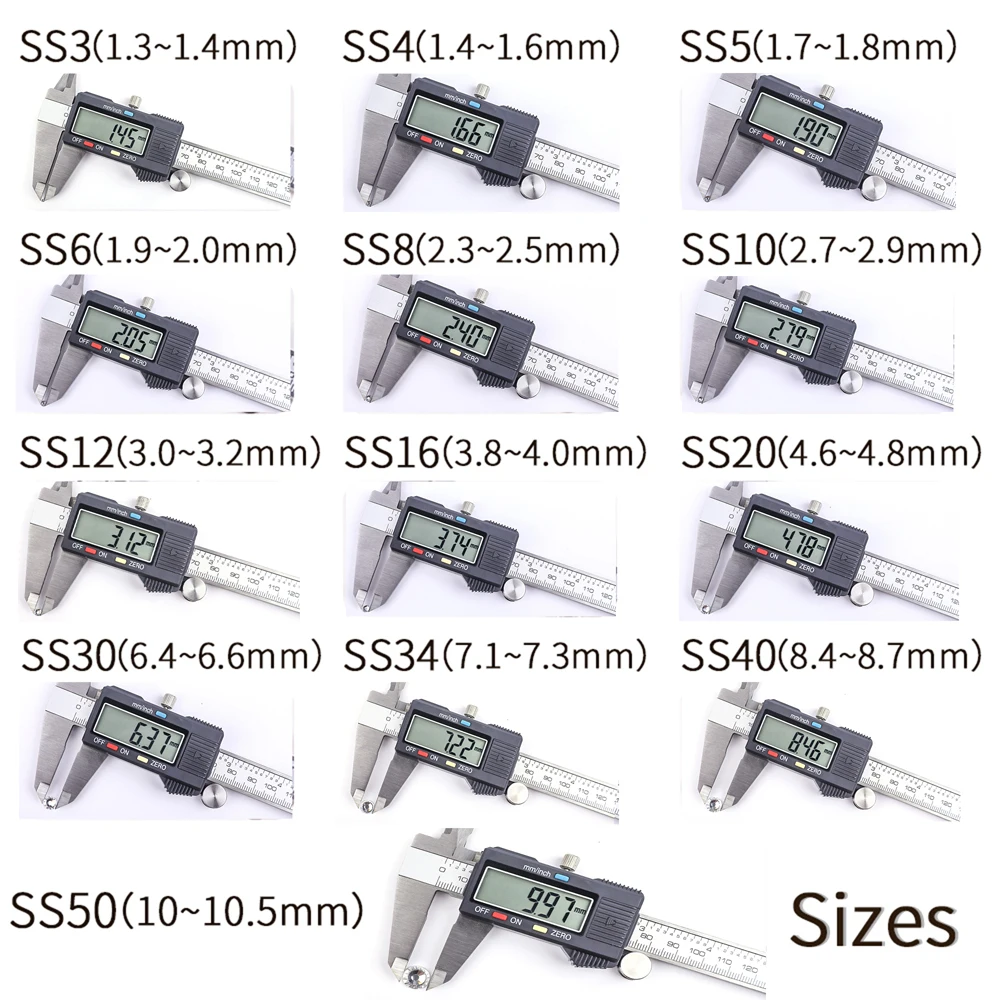 14400 sztuk luzem hurtownie Luminous szkła kryształowego SS6-SS20 Flatback dżetów brokat diament do dekoracji