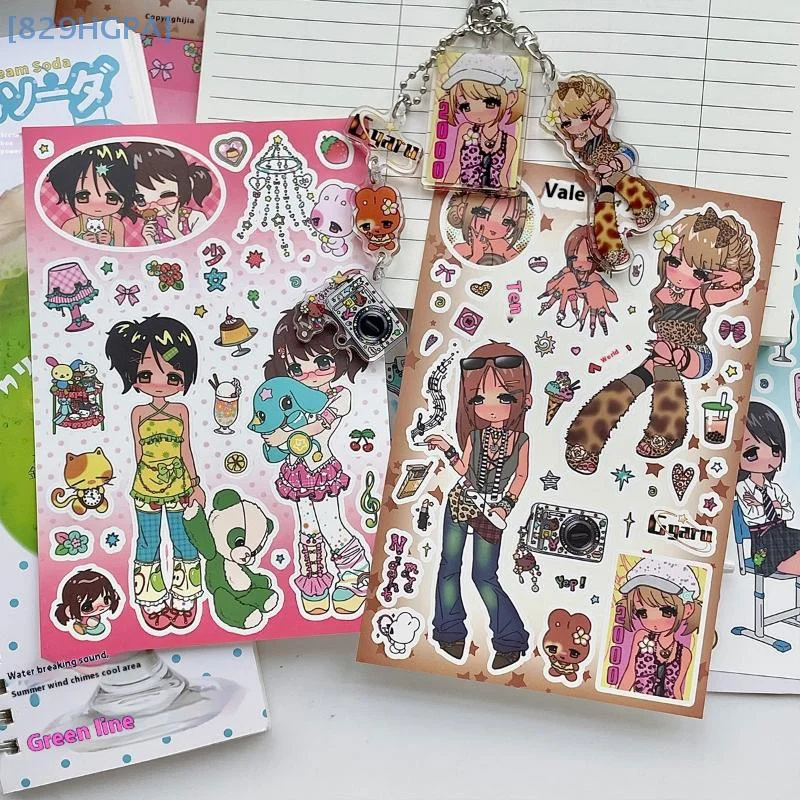 【HGPA】1 Arkusz Millennium Anime Story Naklejki do Dekoracji Telefonu DIY Kawaii Postacie Scrapbooking Naklejki Dekoracyjne Artykuły Papiernicze