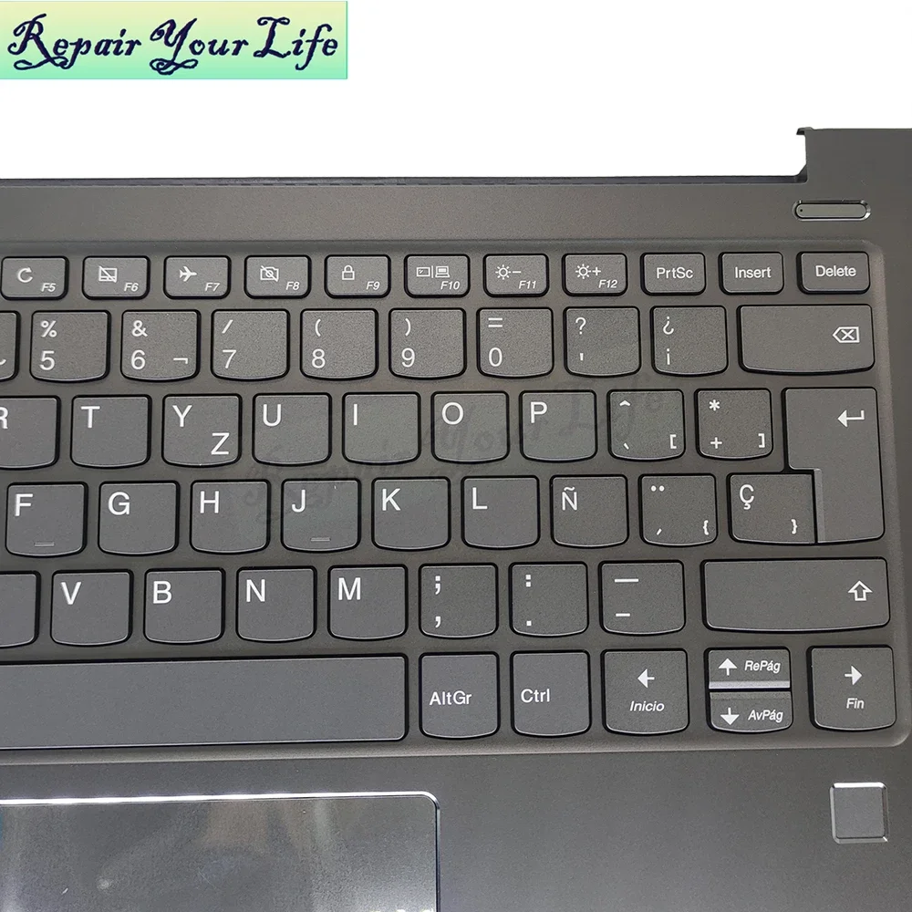 Spanish Backlit Palmrest Keyboard For Lenovo Ideapad 540S-14 530S-14IKB 530S-14ARR 5CB0R11856 Spain Latin Keyboards Backlight