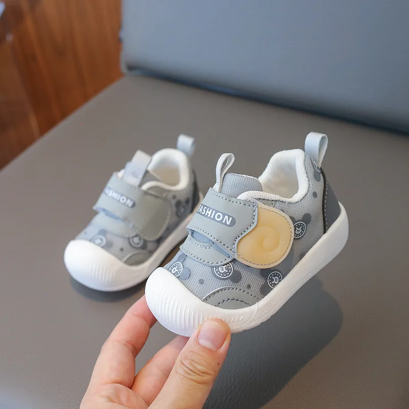 2025 Spring Double Mesh Breathable Baby Shoes Soft soled Infant and Toddler Shoes Male Baby Anti slip Toddler Shoes