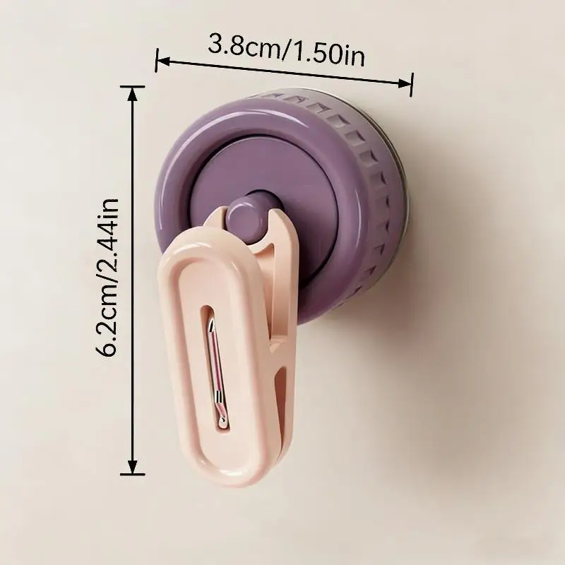 New Waterproof Rotating Suction Cup Storage Clip No Drill Seamless Hook Glove Hanger Strong Load Bearing Holder Organizer Bath view 6