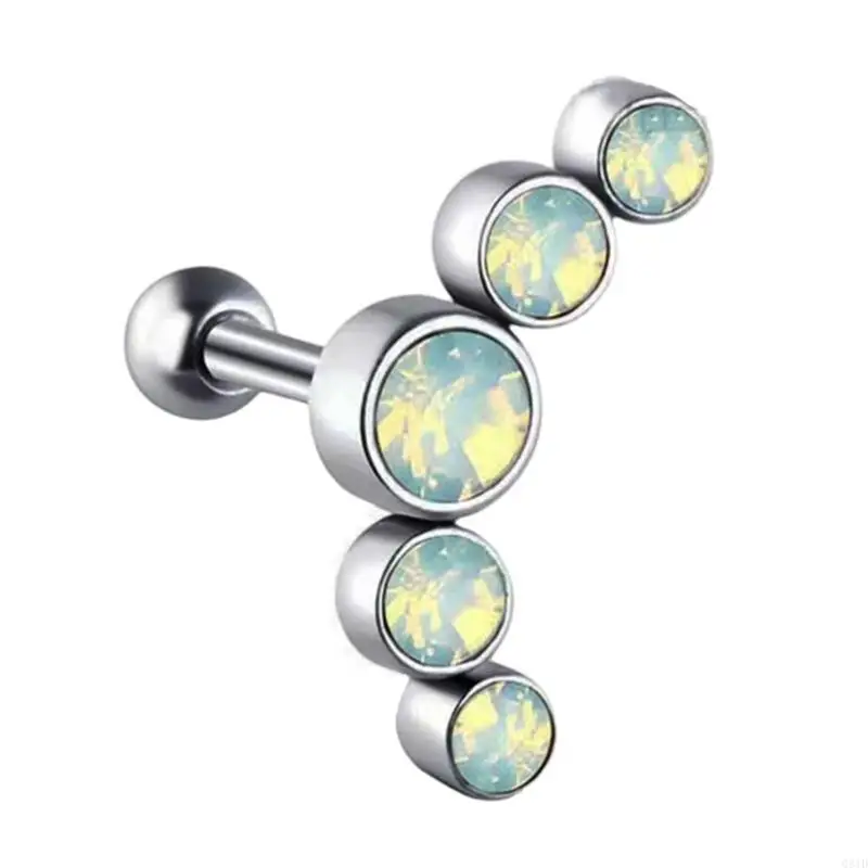  Corrosion Resistant Stainless Steel Ear Piercing Jewelry Punk Rock Earring Handmade Body Jewelry for Everyday Wear