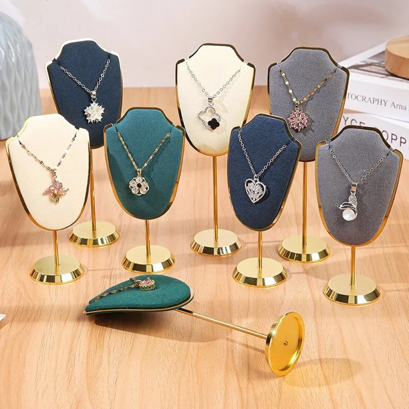 

Mini Necklace Display Stand Jewellry Display Rack Exhibition Shelf Pendant Storage Props Jewelry Photography Props