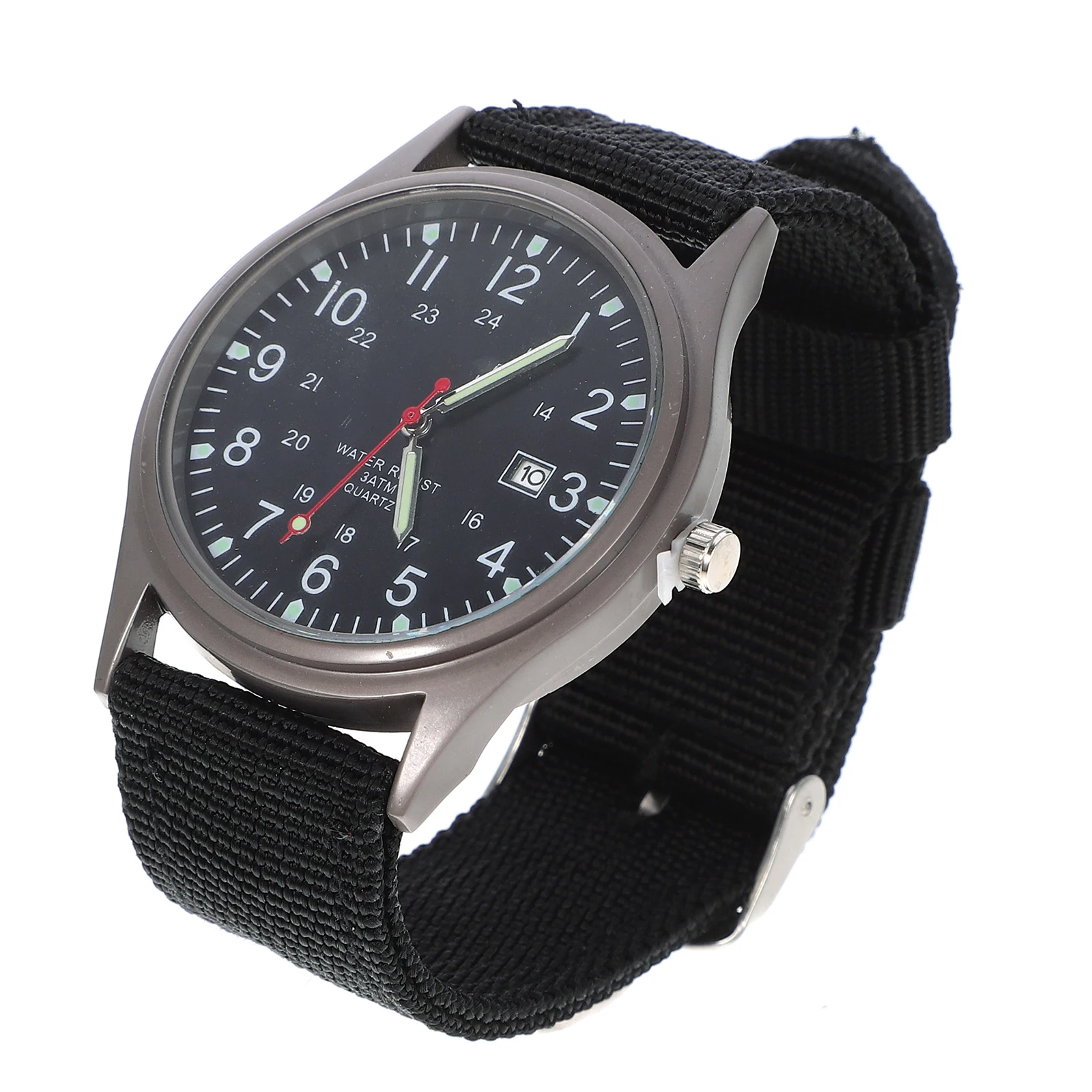 

Men Watches Quartz Military Canvas Band Dropshipping Fashion Wrist for Black Man