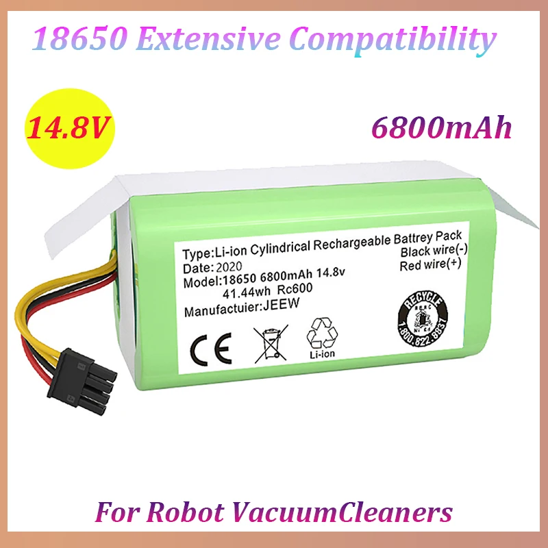 

Original 18650 4S1P 14.8V Lithium-ion Battery 6800mAh Vacuum Cleaner Battery C30B Sweeping Robot Rechargeable Lithium Battery