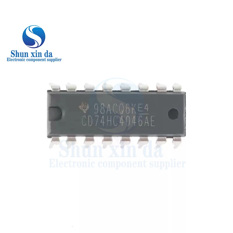 5PCS CD74HC4046AE 74HC4046 DIP-16 High-Speed CMOS Logic Phase-Locked Loop with VCO DIP IC