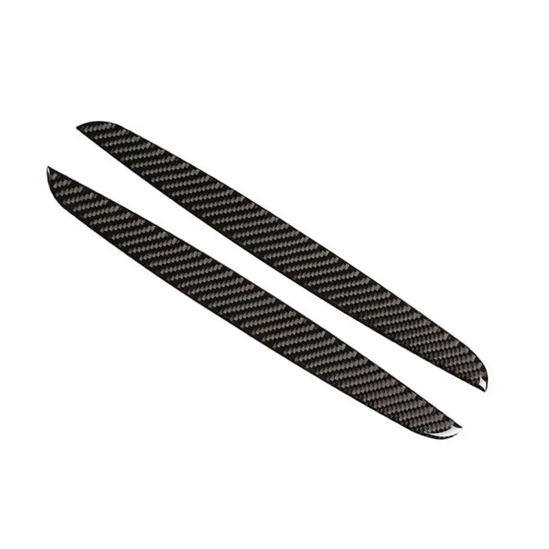 Soft Carbon Fiber Accessories For BMW 3 Series E90 E91 2006 2007 2008 Car Front Bumper Above Kidney Grille Hood Covers Trim