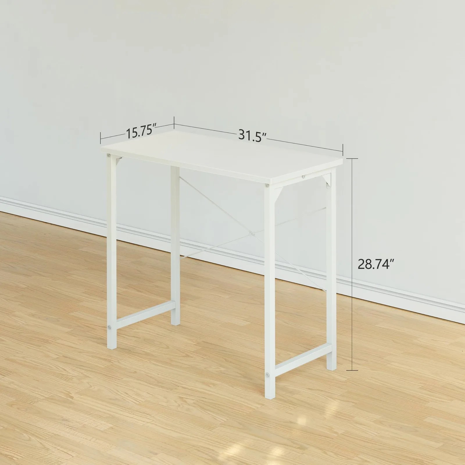 Biurka komputerowe 32-calowe nowoczesne biurko komputerowe do domowego biura, oszczędzające miejsce, prosta konstrukcja, prosty styl, stół na komputer, stacja robocza