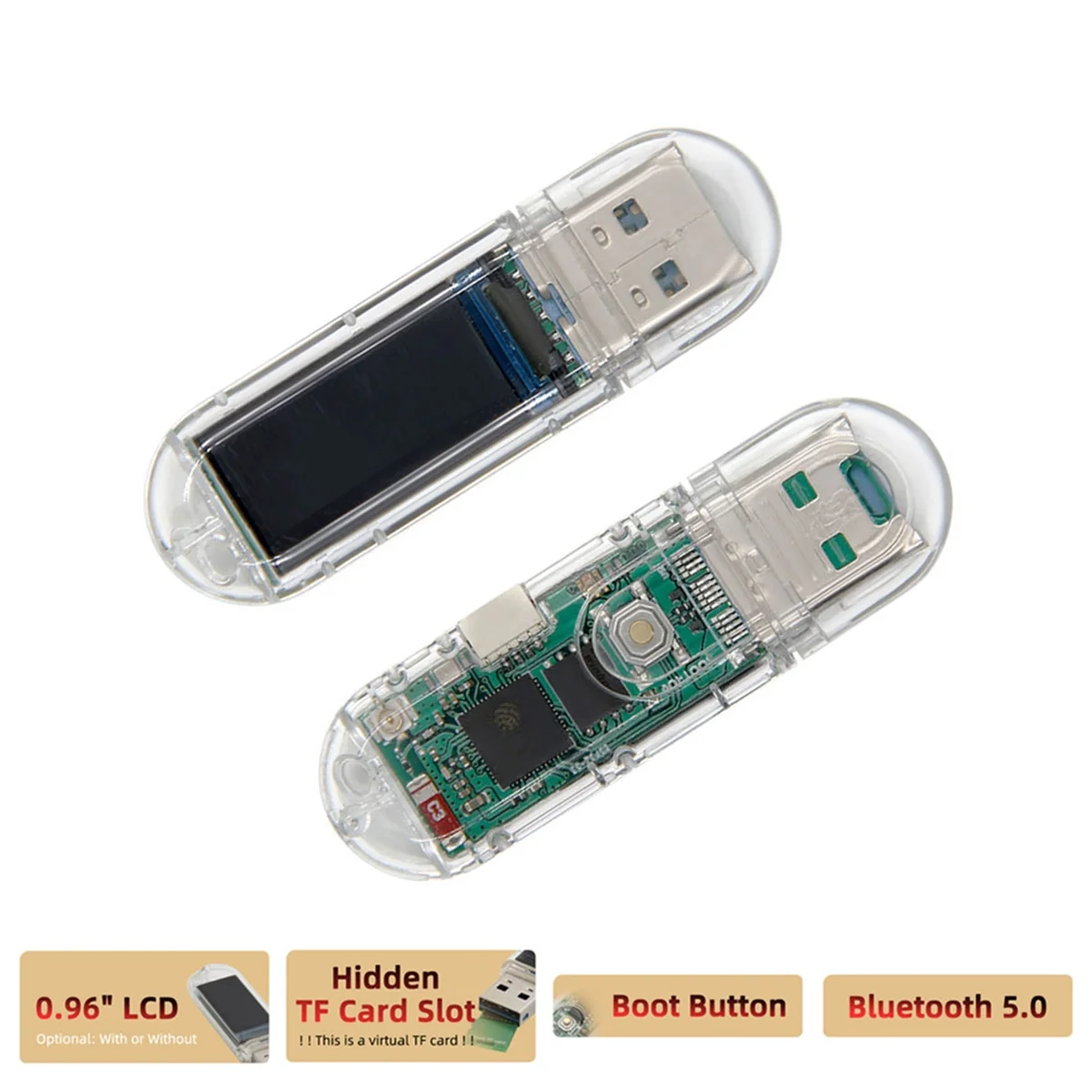 BFYLW T-Display Nerdminer T-Dongle-S3 с ЖК-дисплеем, хешрейт биткойнов, 70 кГц/с, 16 м, поддержка вспышки, Wi-Fi, Bluetooth, TFCard, USB с ЖК-дисплеем
